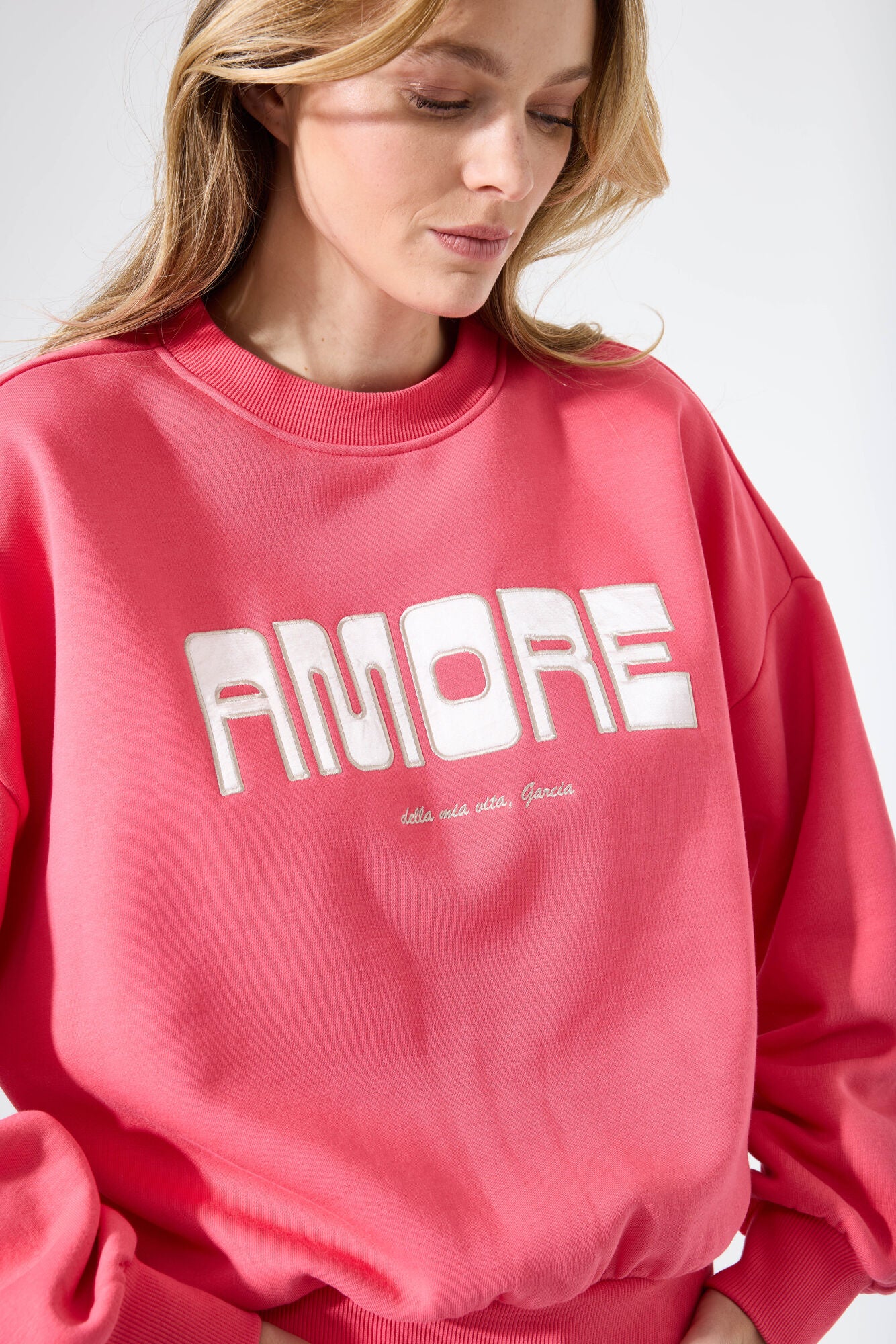 Garcia Amore Sweater in Rose Garden