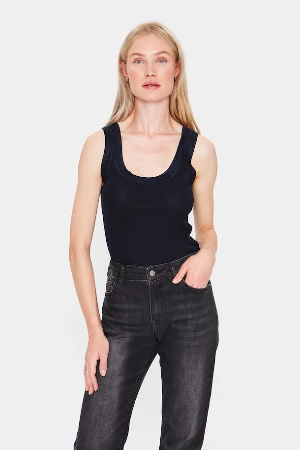 Saint Tropez Maya Tank Top in Night Sky