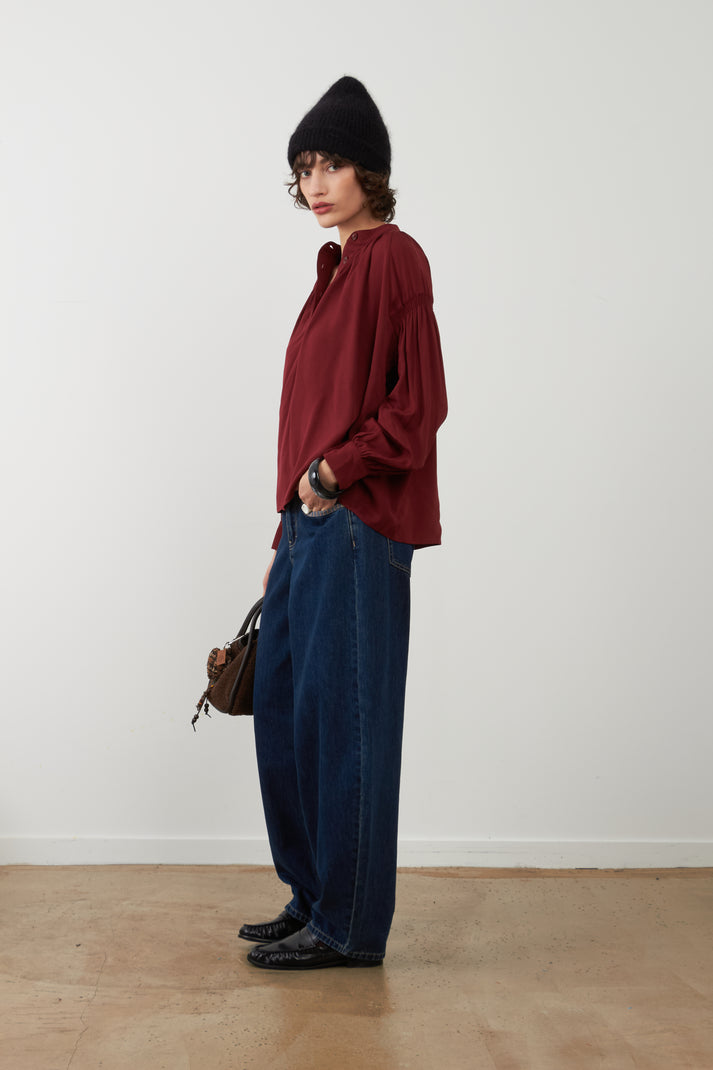 Orfeo Abby Shirt in Bordeaux