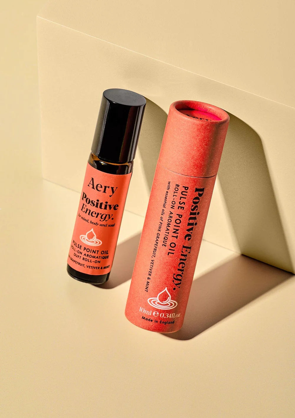 Aery Positive Energy Pulse Point Roll-On - Pink Grapefruit Vetiver & Mint