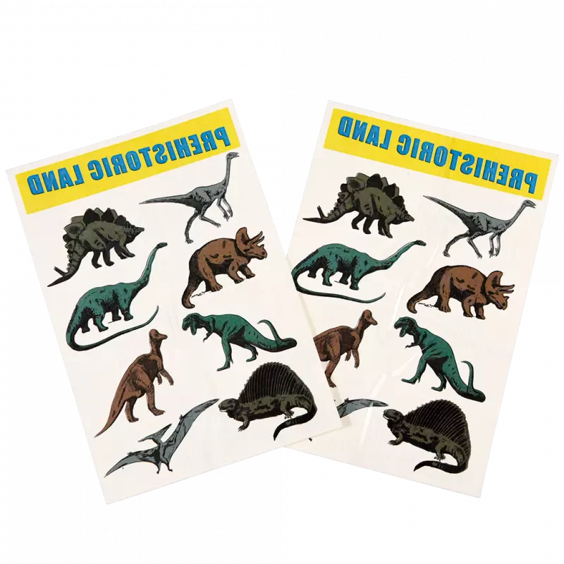 Childrens Temporary Tattoos - Prehistoric Land