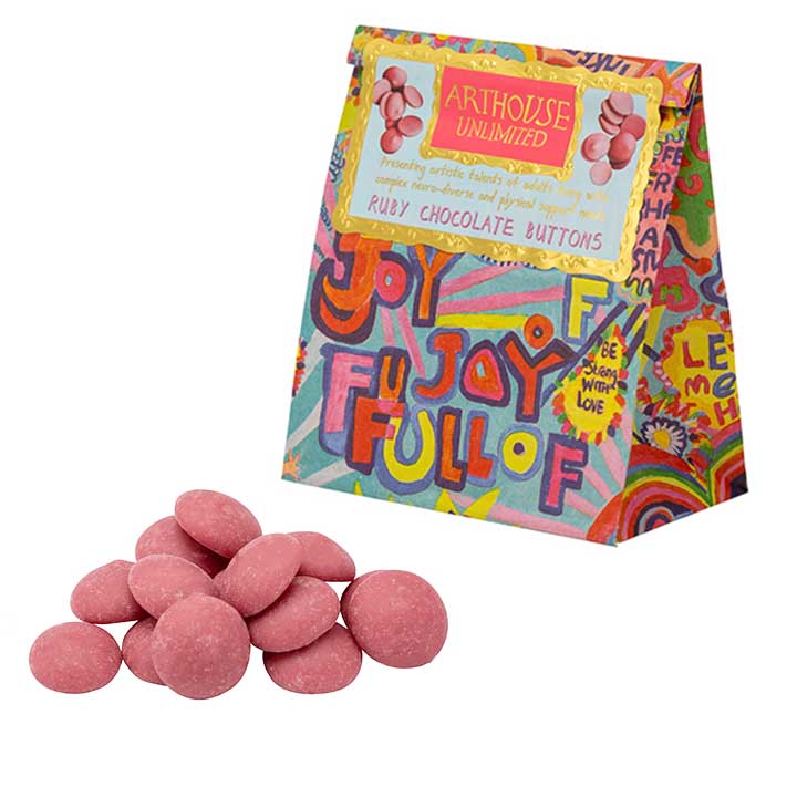 Full of Joy - ruby chocolate buttons