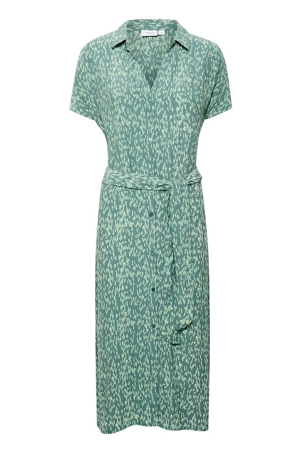 Saint Tropez Bianca Dress in Sagebrush Green