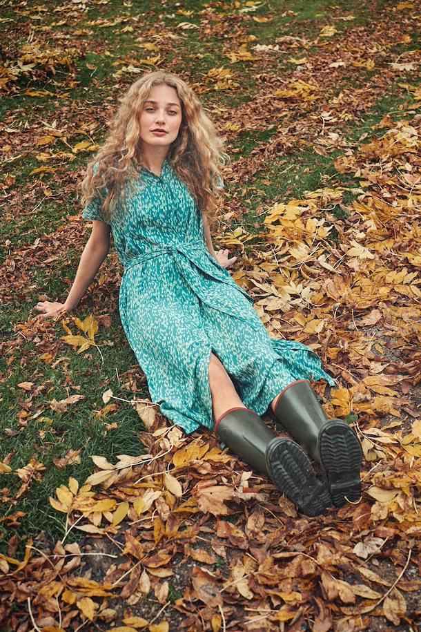 Saint Tropez Bianca Dress in Sagebrush Green