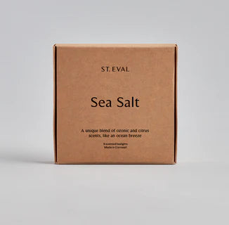 breathe in the salty Cornish ocean air when you light St Eval's Sea Salt tealights