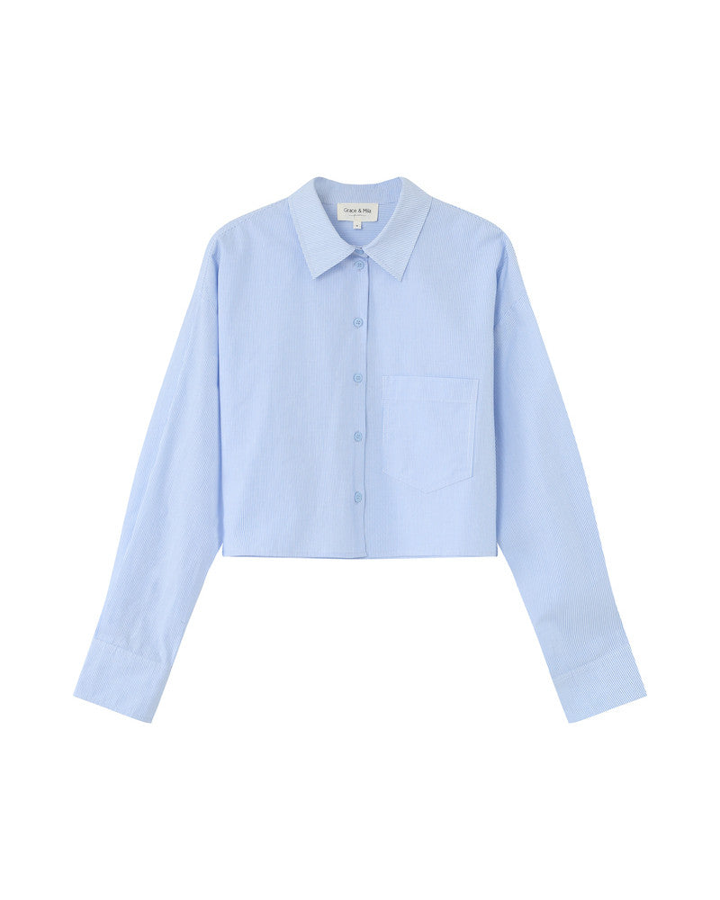 Grace & Mila Roxanne Shirt in Rayures Blue