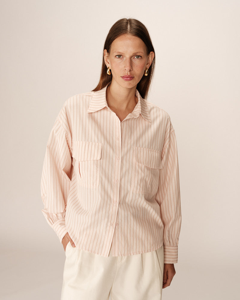 Grace & Mila Phoebe Blouse in Rose