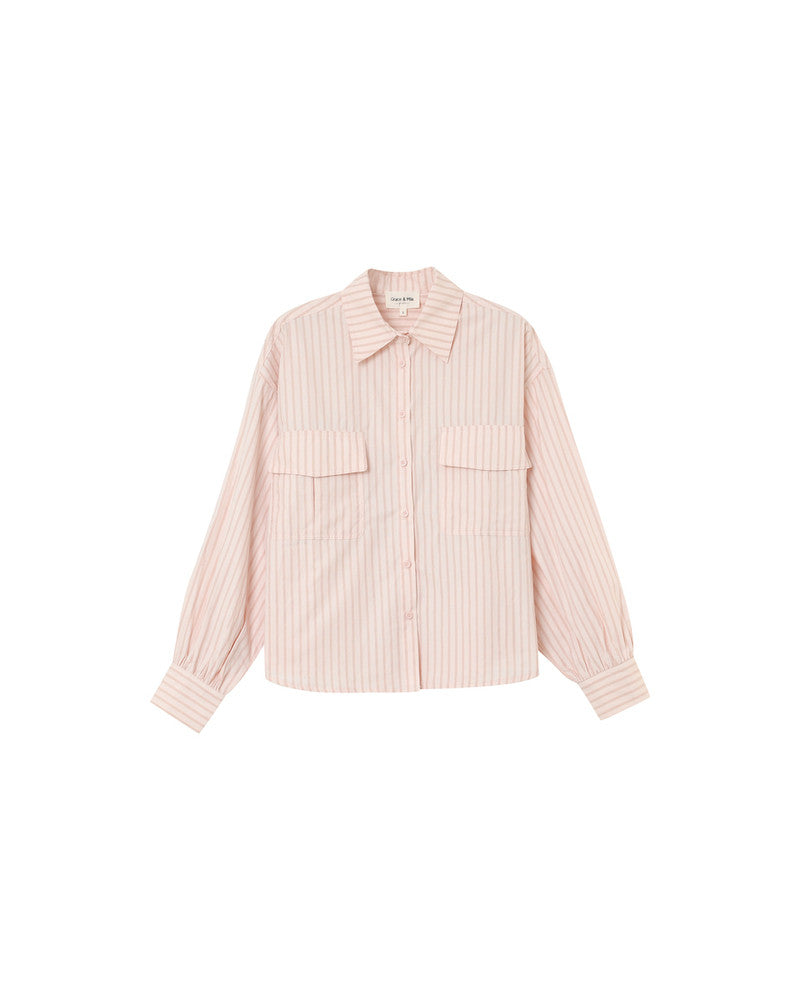 Grace & Mila Phoebe Blouse in Rose