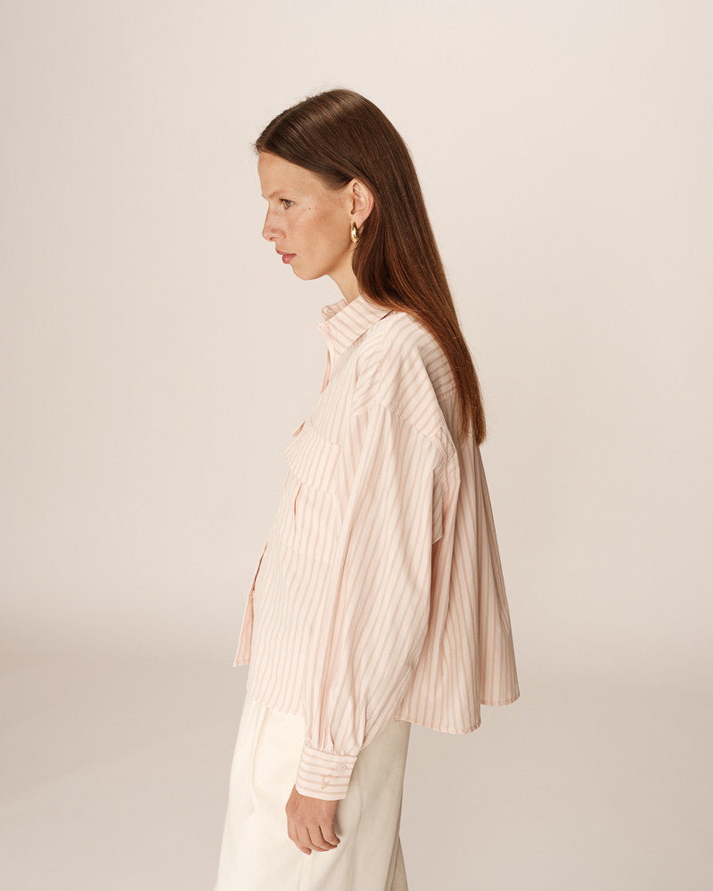 Grace & Mila Phoebe Blouse in Rose