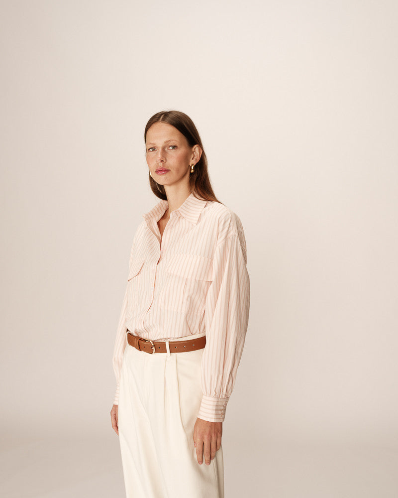 Grace & Mila Phoebe Blouse in Rose