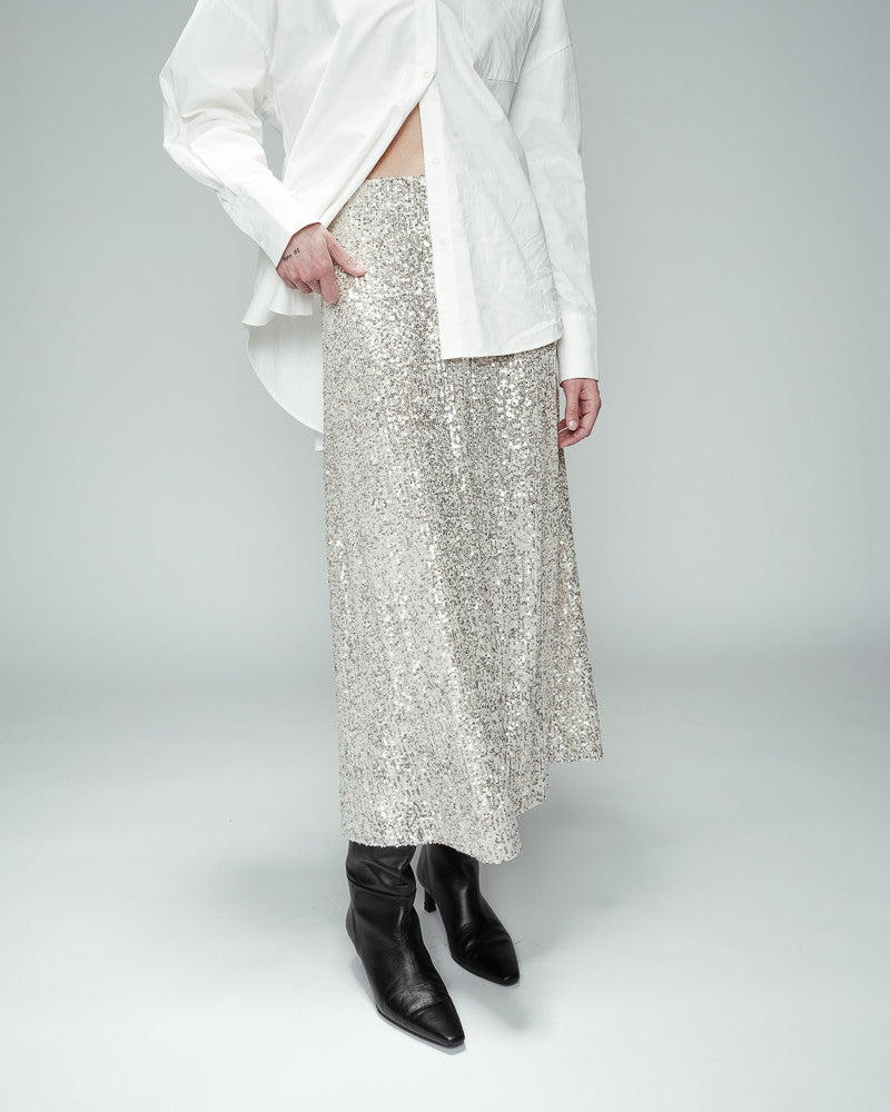 Grace & Mila Obsession Skirt in Argent