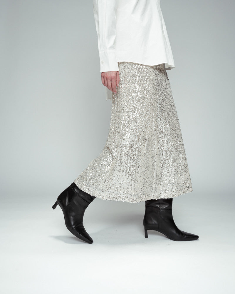 Grace & Mila Obsession Skirt in Argent