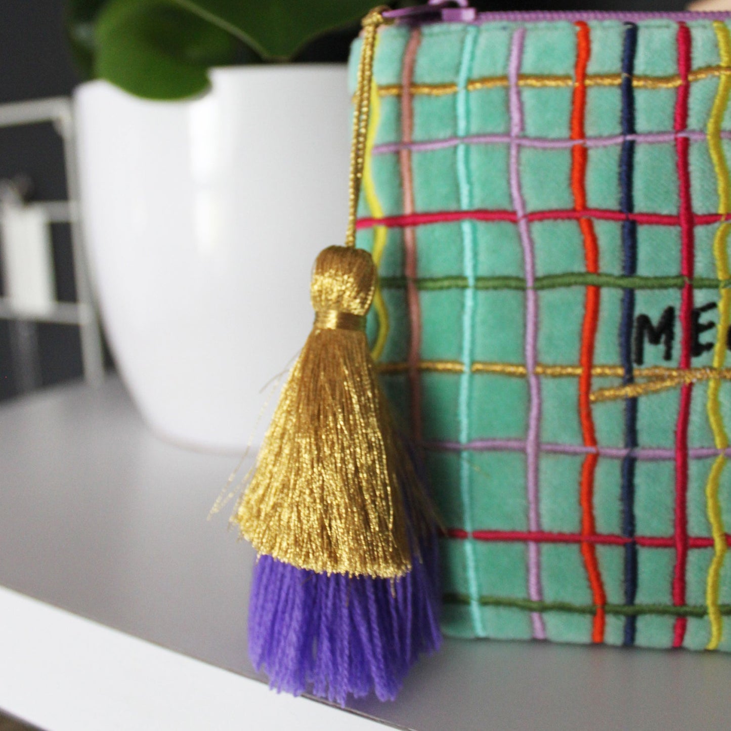 House of Disaster Small Talk Purse 'Medicated, Motivated'