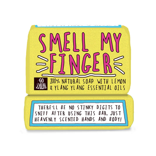 Smell My Finger Soap Bar Funny Rude Novelty Gift