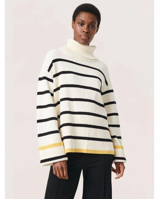 Soaked in Luxury Musling Rollneck Jumper