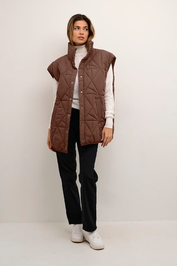 KAFFE Pili Waistcoat in Soft Slit