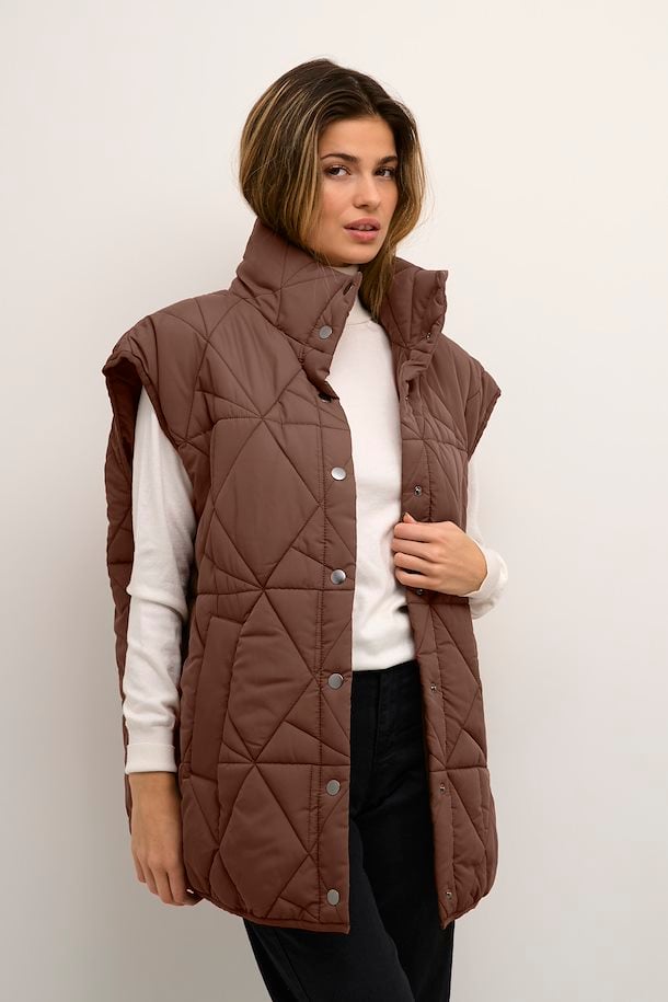 KAFFE Pili Waistcoat in Soft Slit