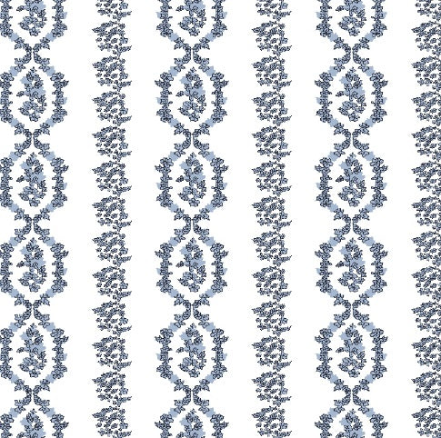 Fransa Sophia Skirt in Blue Art