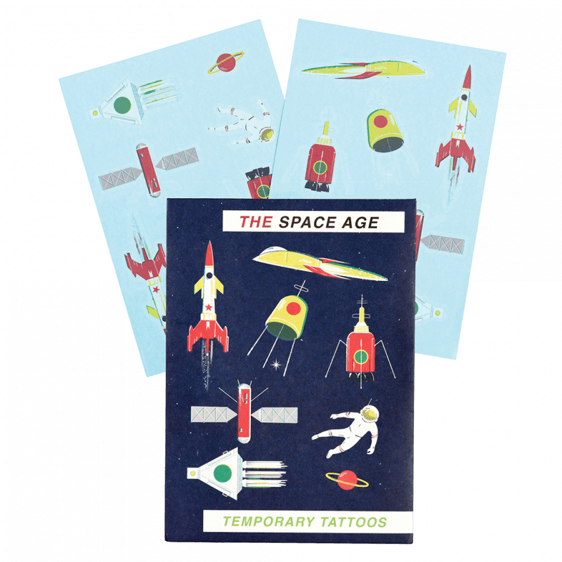 Childrens Temporary Tattoos - Space Age