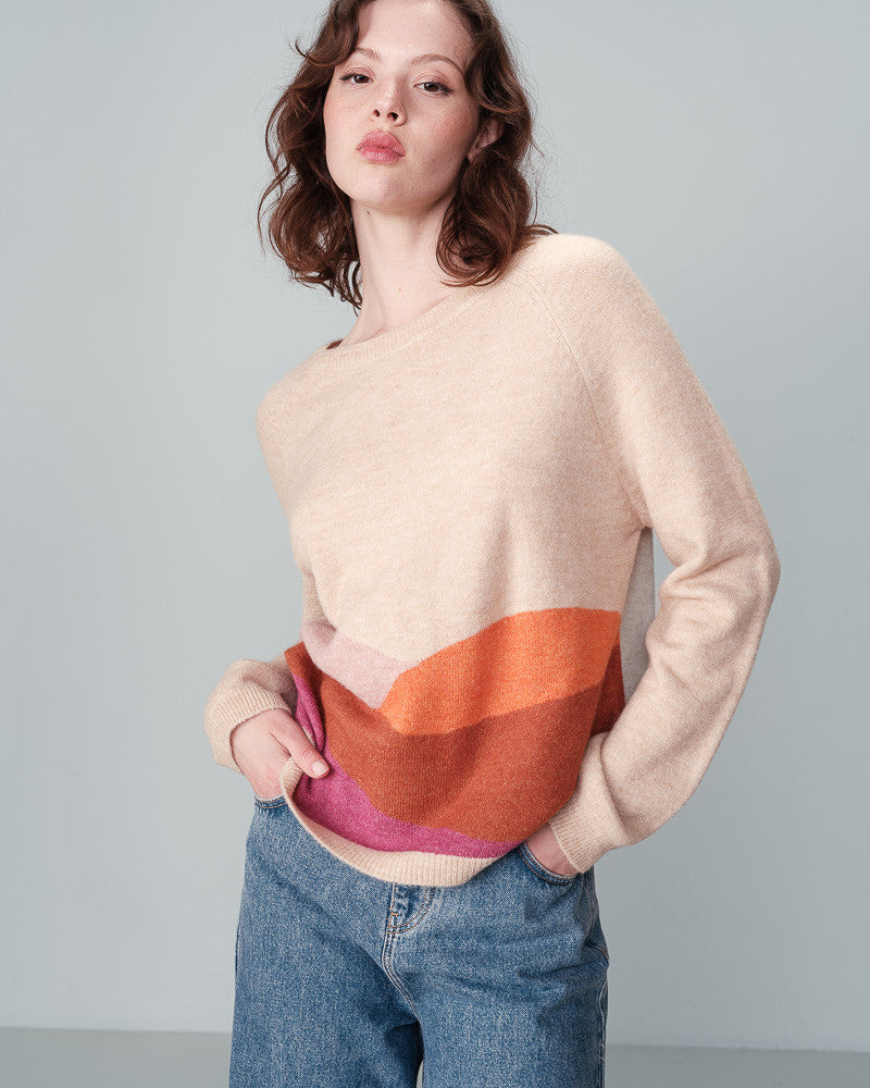 Grace & Mila Nady Sweater in Beige