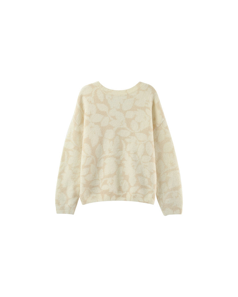 Grace & Mila Paloma Pullover in Beige