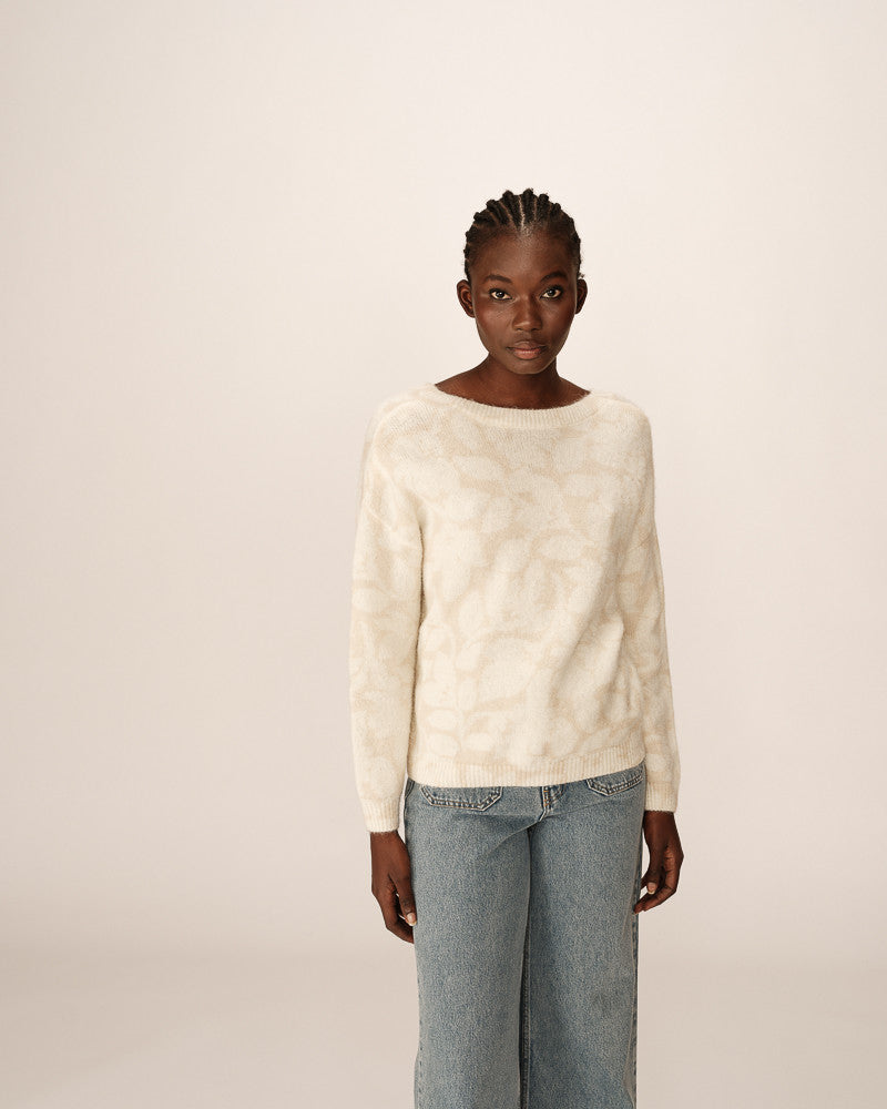 Grace & Mila Paloma Pullover in Beige