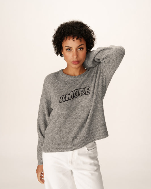 Grace & Mila Pacifico Grey Pullover