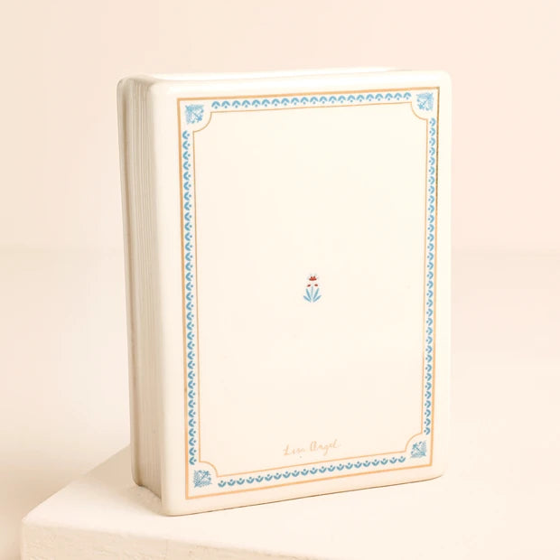 Lisa Angel Tale As Old As Time Mini Ceramic Book Vase