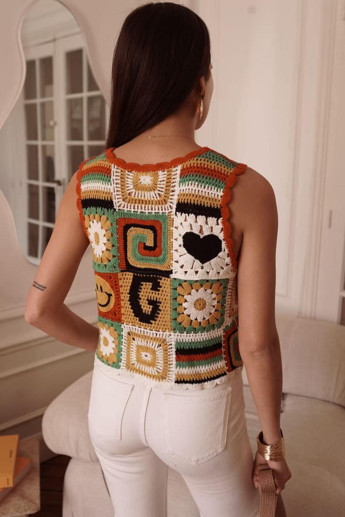 Jinni Sleeveless Crochet Top