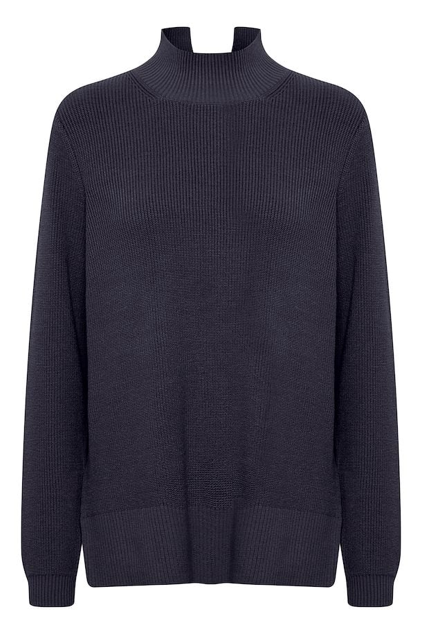 ICHI Boston LS Pullover in Total Eclipse