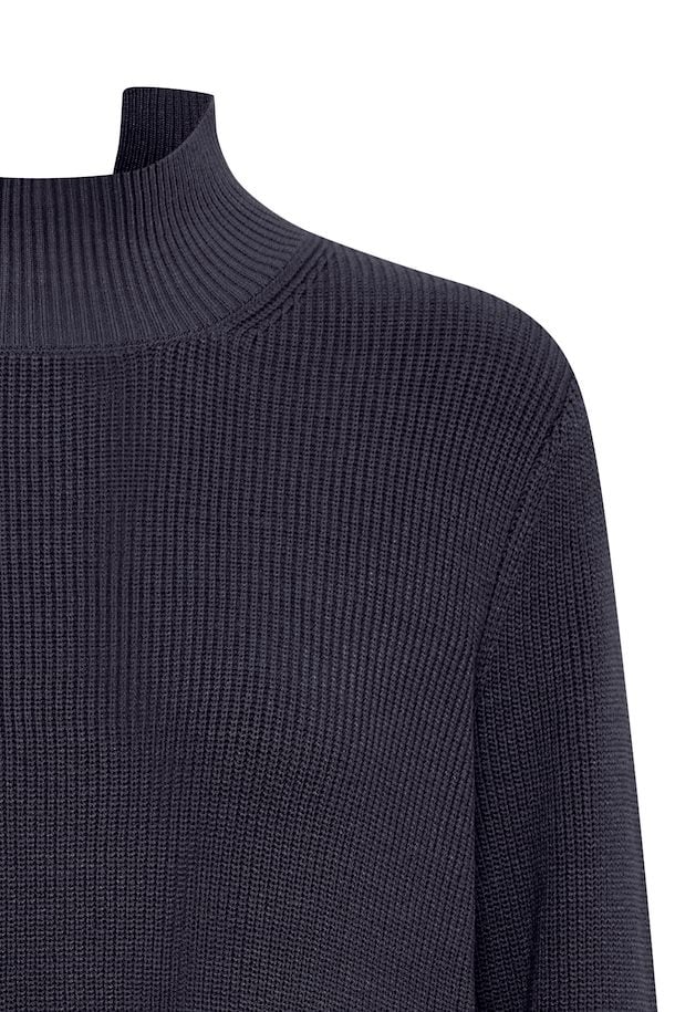 ICHI Boston LS Pullover in Total Eclipse