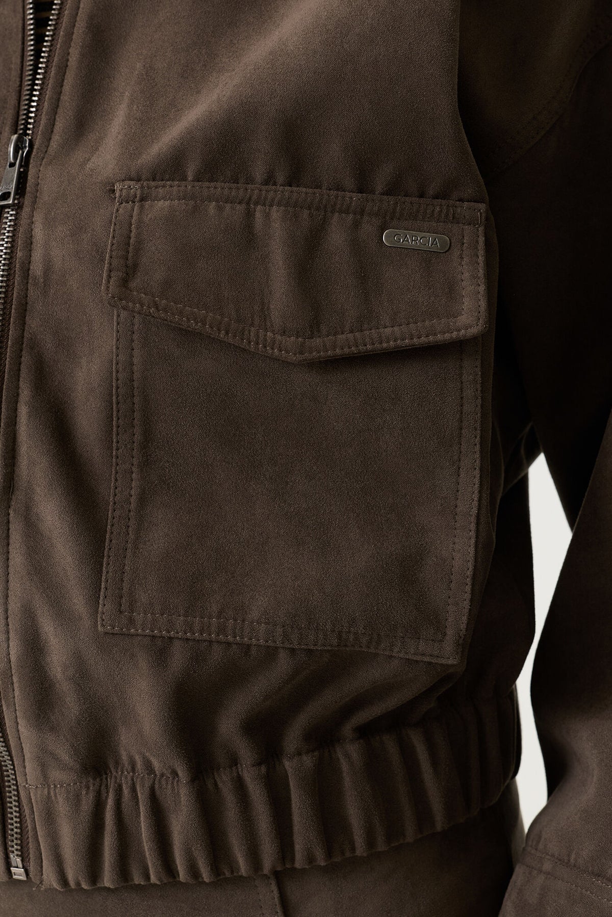 Garcia Graphite Grey Suede Jacket