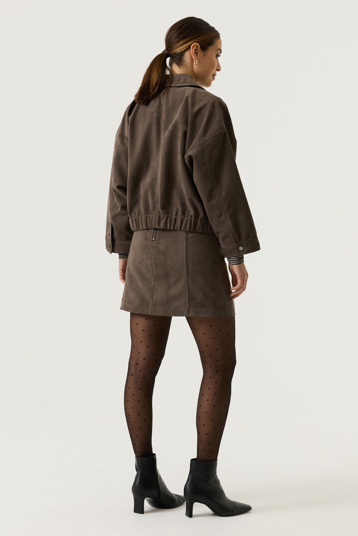 Garcia Graphite Grey Suede Jacket