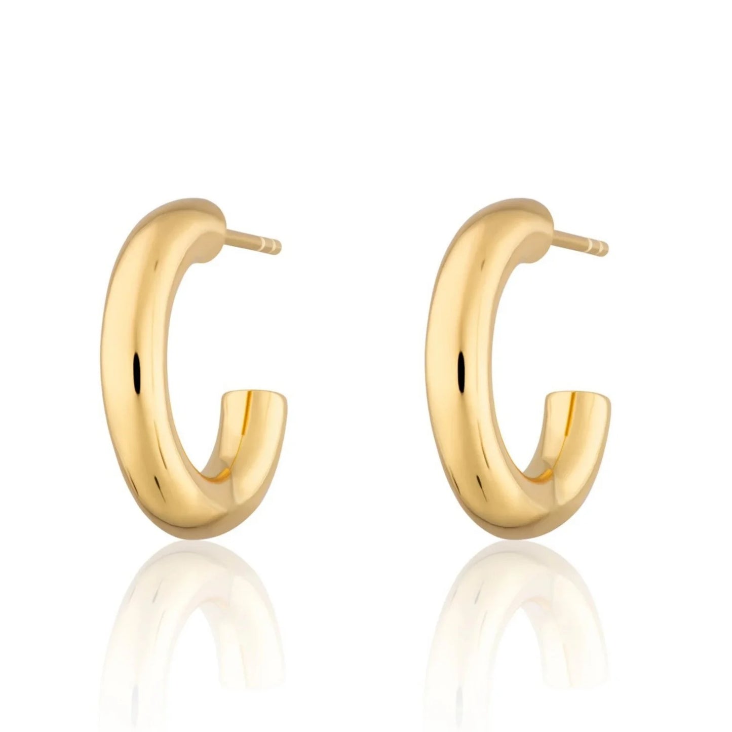 Chunky Hoop Stud Earrings Scream Pretty