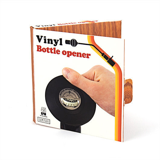 Vinyl Bottle Opener 