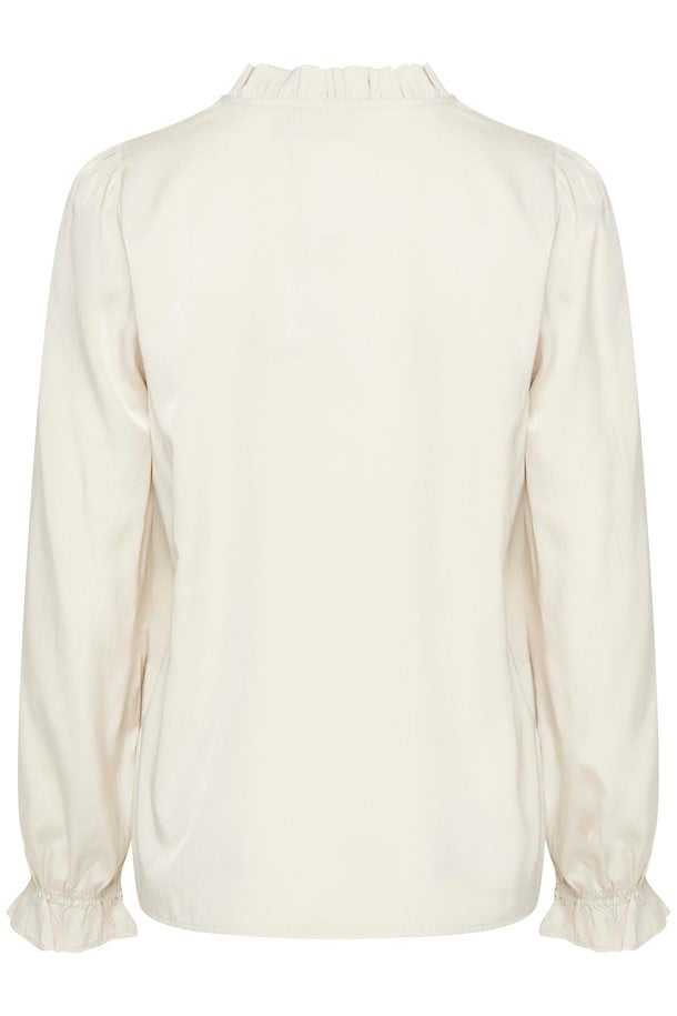 Fransa Diana Blouse in Whisper White