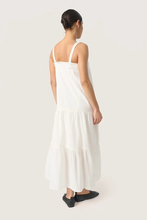 Soaked in Luxury Olivie Dress in Whisper White