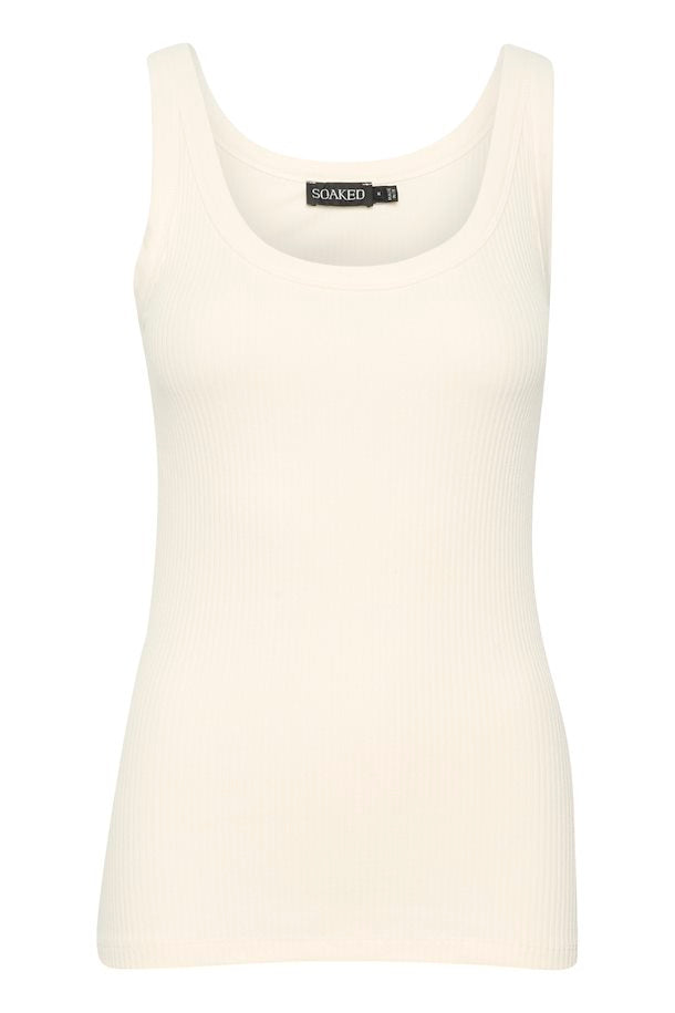 Soaked in Luxury Simone Tank Top in Whisper White