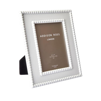 White photo frame with 'Addison Ross London' branding on a white background