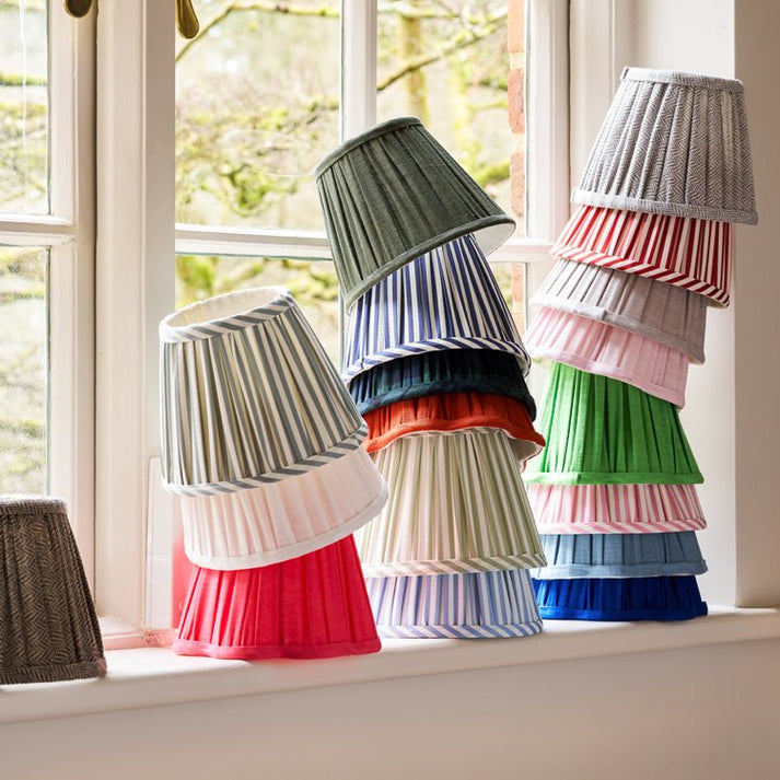 Addison Ross Chambray Scallop Lampshade - 16cm