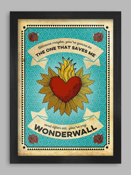 The Northern Line Wonderwall - Poster Print