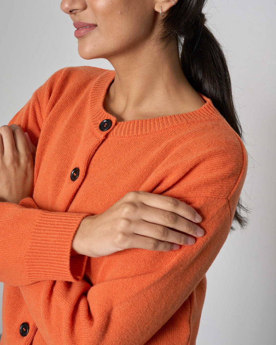 Bibico Eva Cardigan in Mandarin