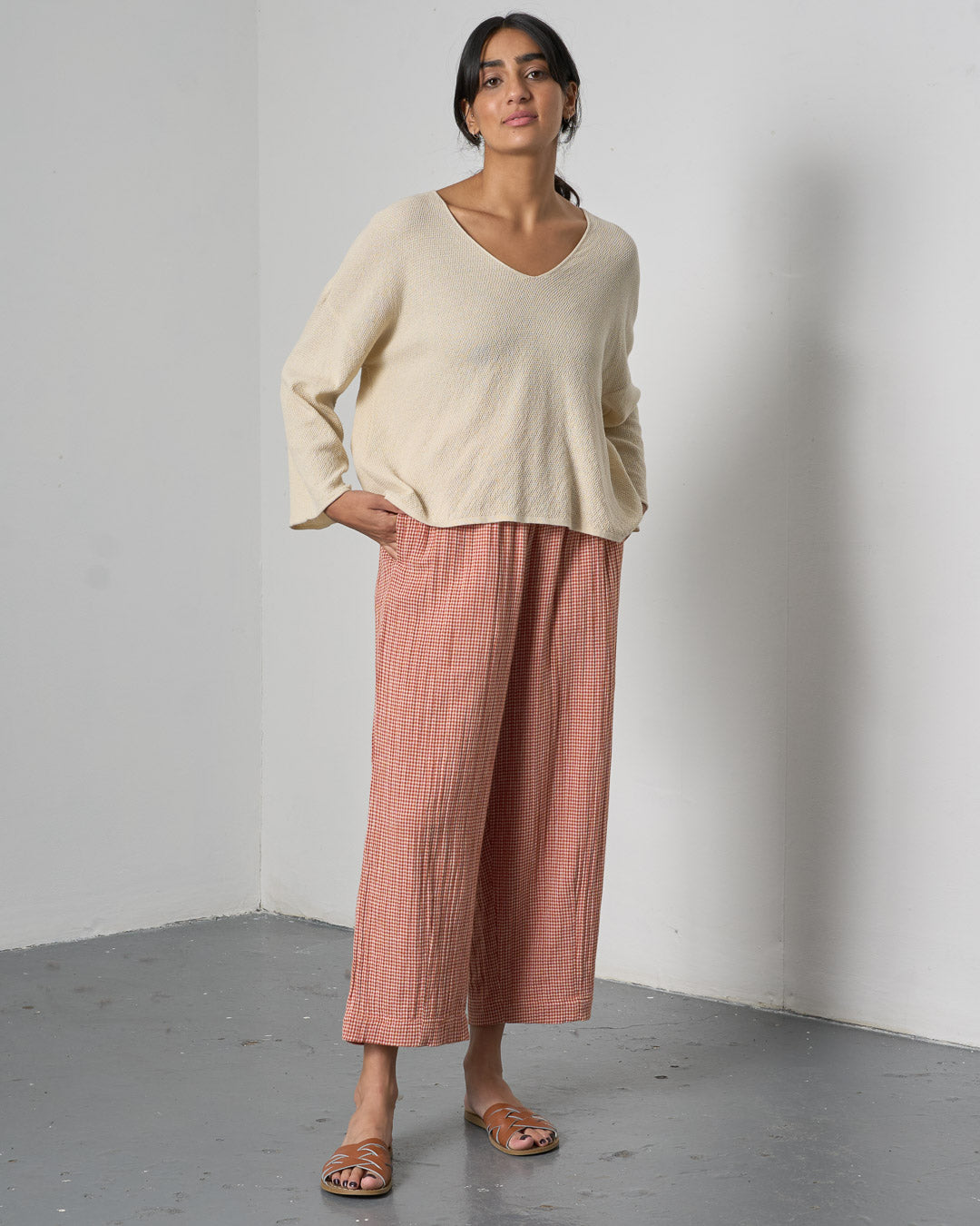 Bibico Clara Trousers in Rust