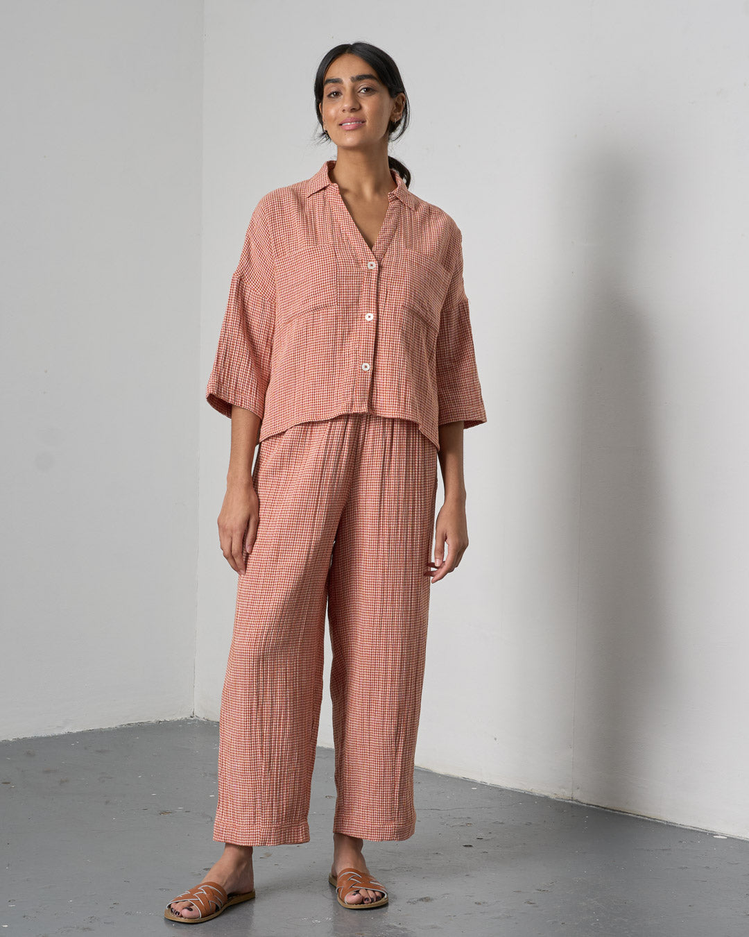 Bibico Clara Trousers in Rust