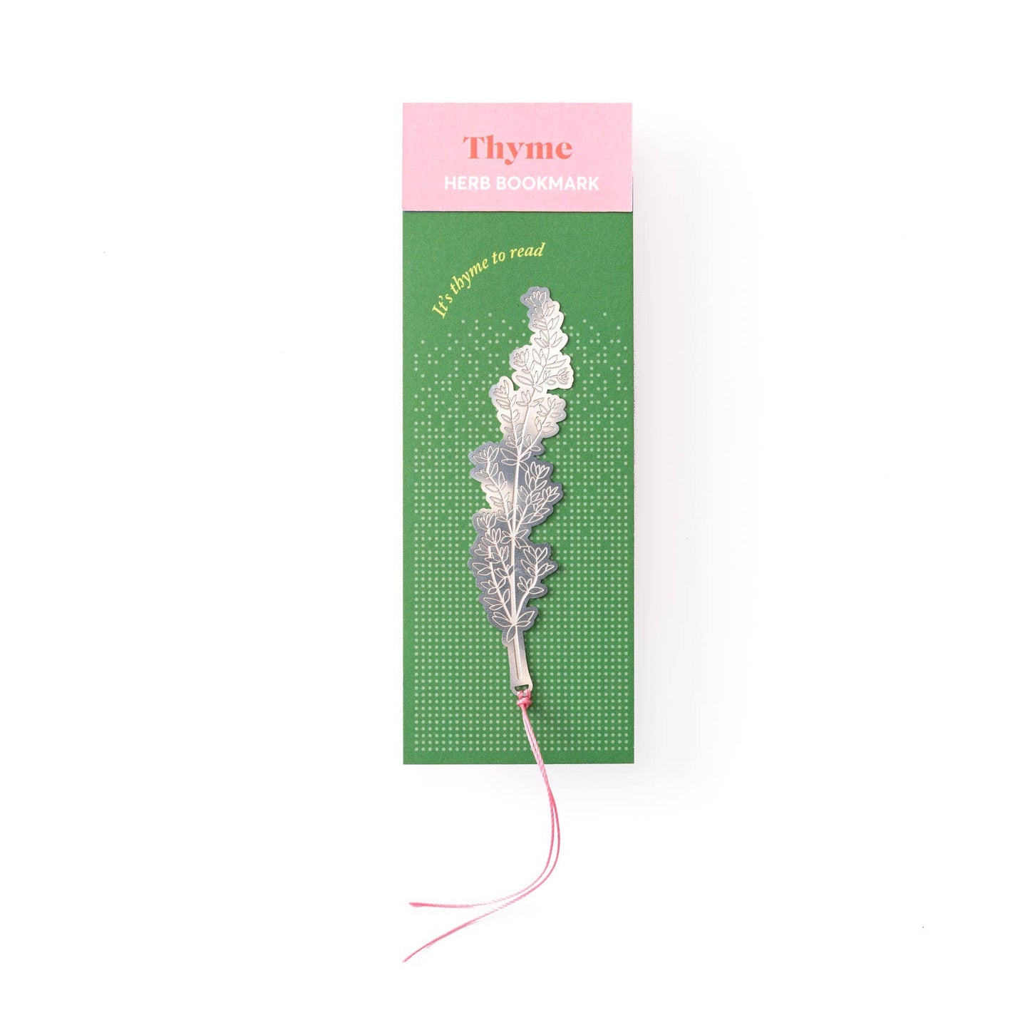 Another Studio Thyme leaf bookmark made from steel