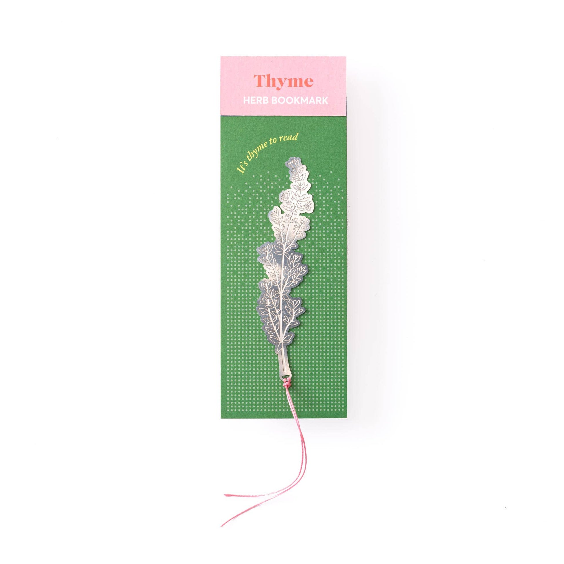 Another Studio Thyme leaf bookmark made from steel