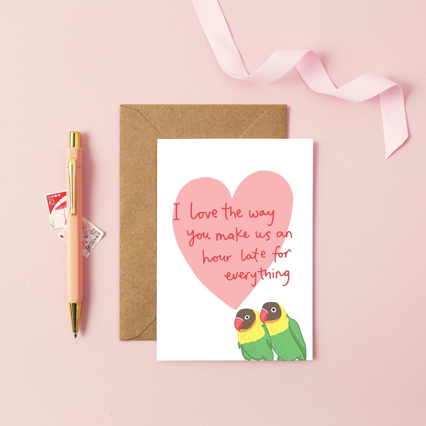 Love Birds Greeting Card | Funny Valentines Day Card