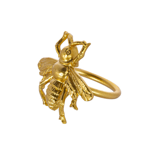 Gold Bee Napkin Ring 