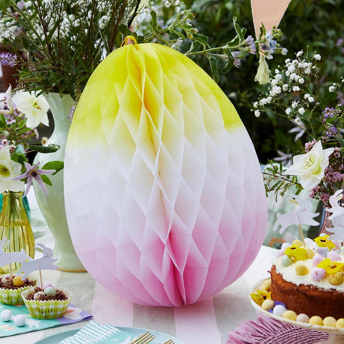 Honeycomb Ombre Hanging Egg 