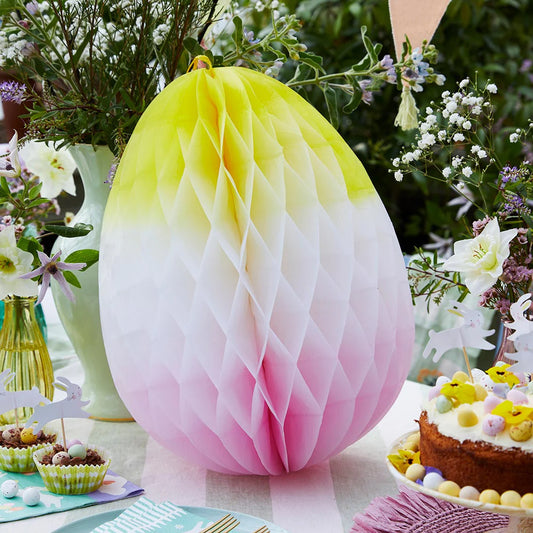 Honeycomb Ombre Hanging Egg 